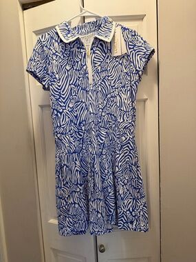 NWT LILLY PULITZER ALONA DRESS UPF 50+ SIZE M MEDIUM MARTINIQUE ZEE BEBE